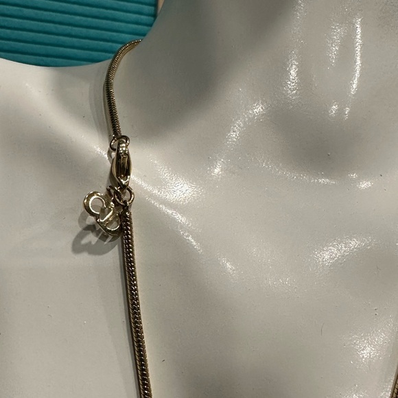 CHRISTIAN DIOR Vintage Crystal Gold plated necklace - Picture 10 of 10